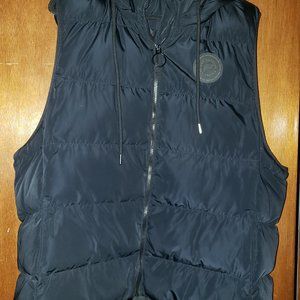 ❤️Fabletics Puffer Vest Hoodie Black Plus 2X (or 3X: runs big)